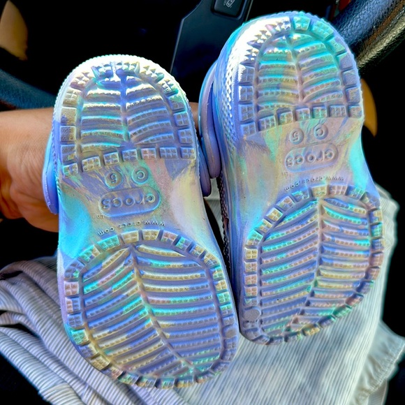 Baby iconic tie dye Crocs size C 5 - Picture 4 of 4